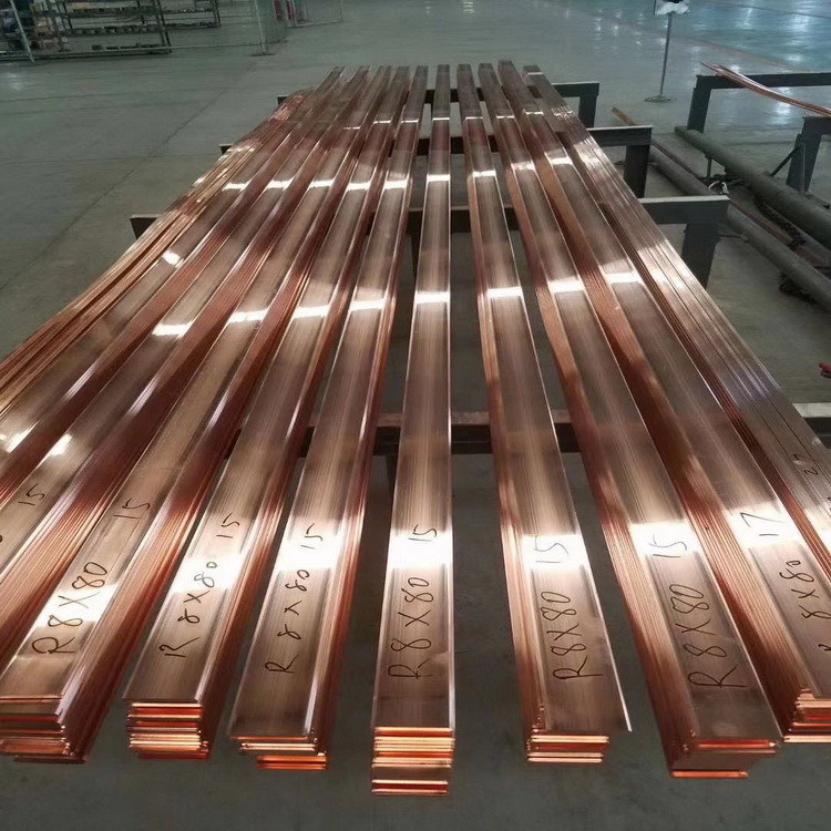 160mm C22600 Pure Copper Flat Bar Square Brushed Rectangular Alloy